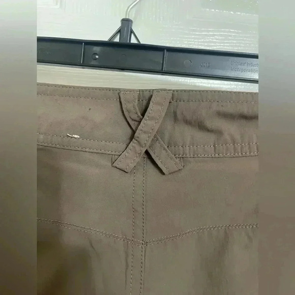 Patagonia Solimar Womens 6 Roll Up Stretch Camping Hiking Pants Beige Khaki SZ S - Picture 11 of 14